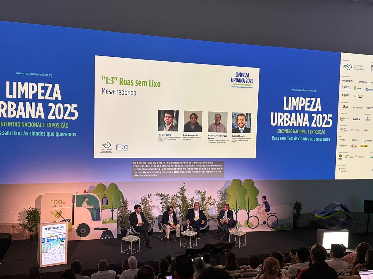 Niterói apresenta ações de limpeza urbana em evento internacional realizado em Portugal